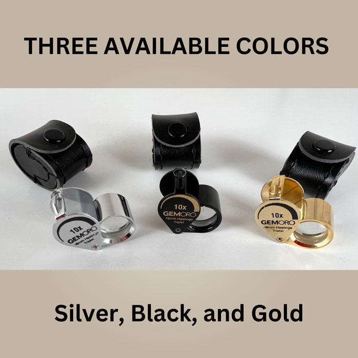 Jewelers Loupe 18mm Triplet 20x - Mama's Minerals