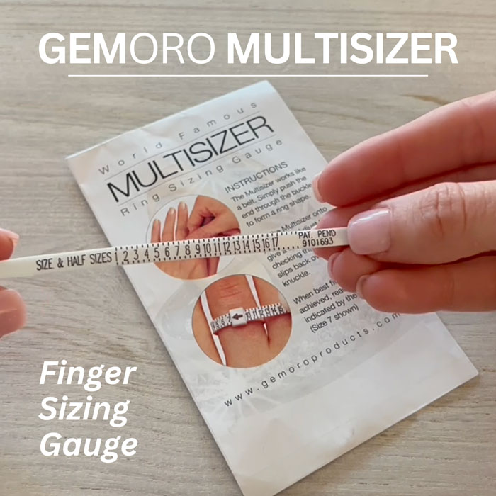 GemOro Multisizer Finger Sizing Gauge
