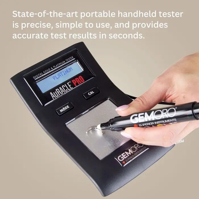 【匿名配送】GEMORO AuRACLE PRO デジタル金・プラチナテスター Gemoro Auracle PRO Gold & Platinum Tester